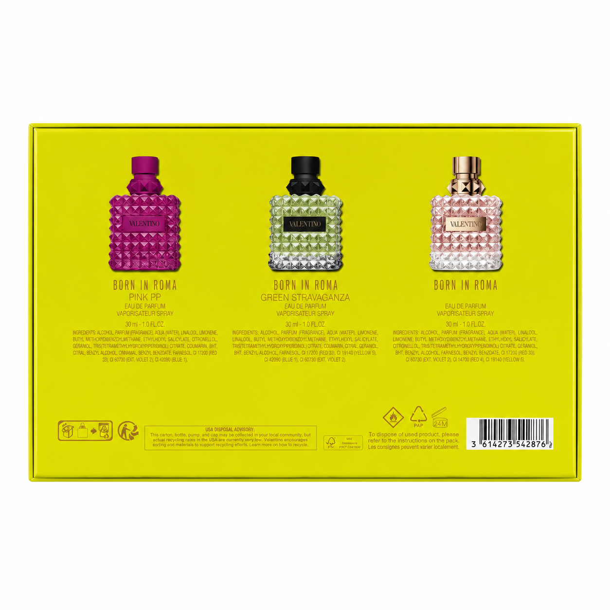 Valentino born in roma women Set ( 30 ml x 3 )