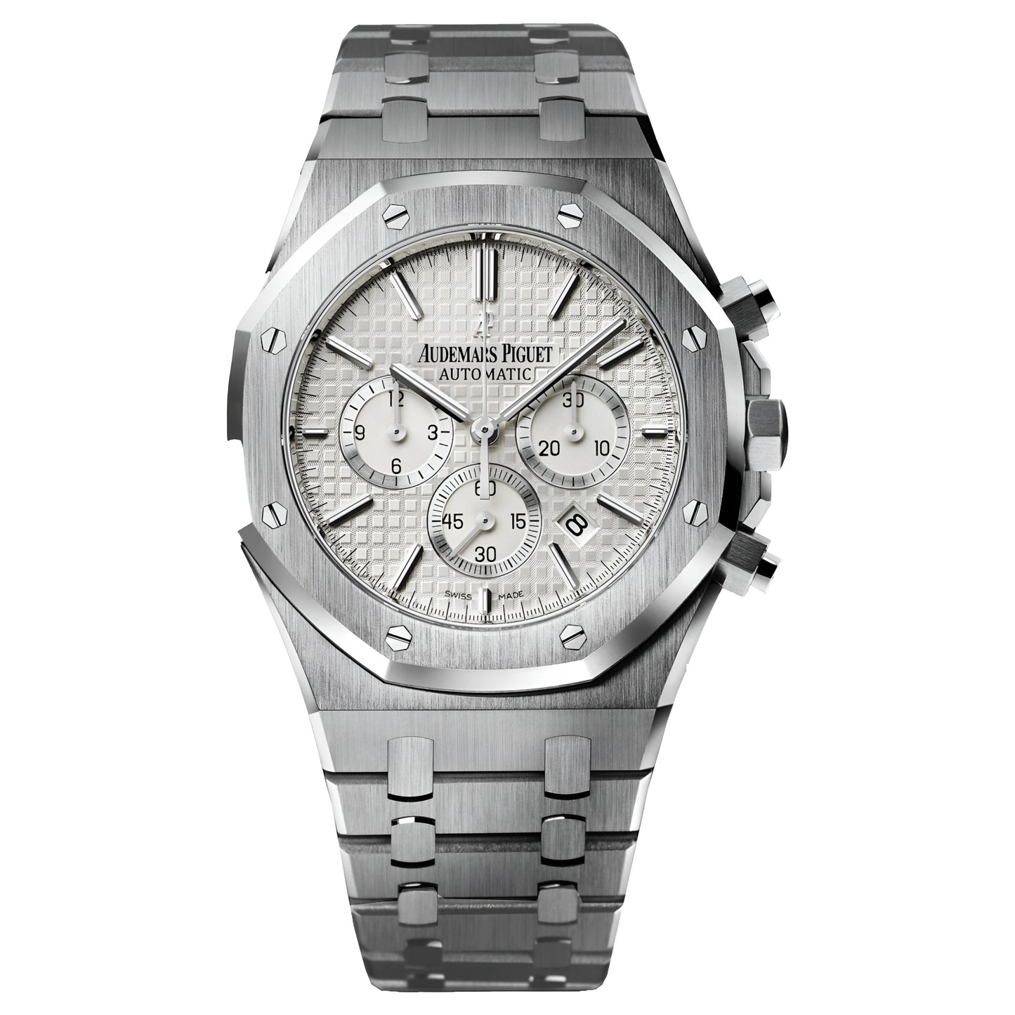 Silver Royal OAK Chronograph | White