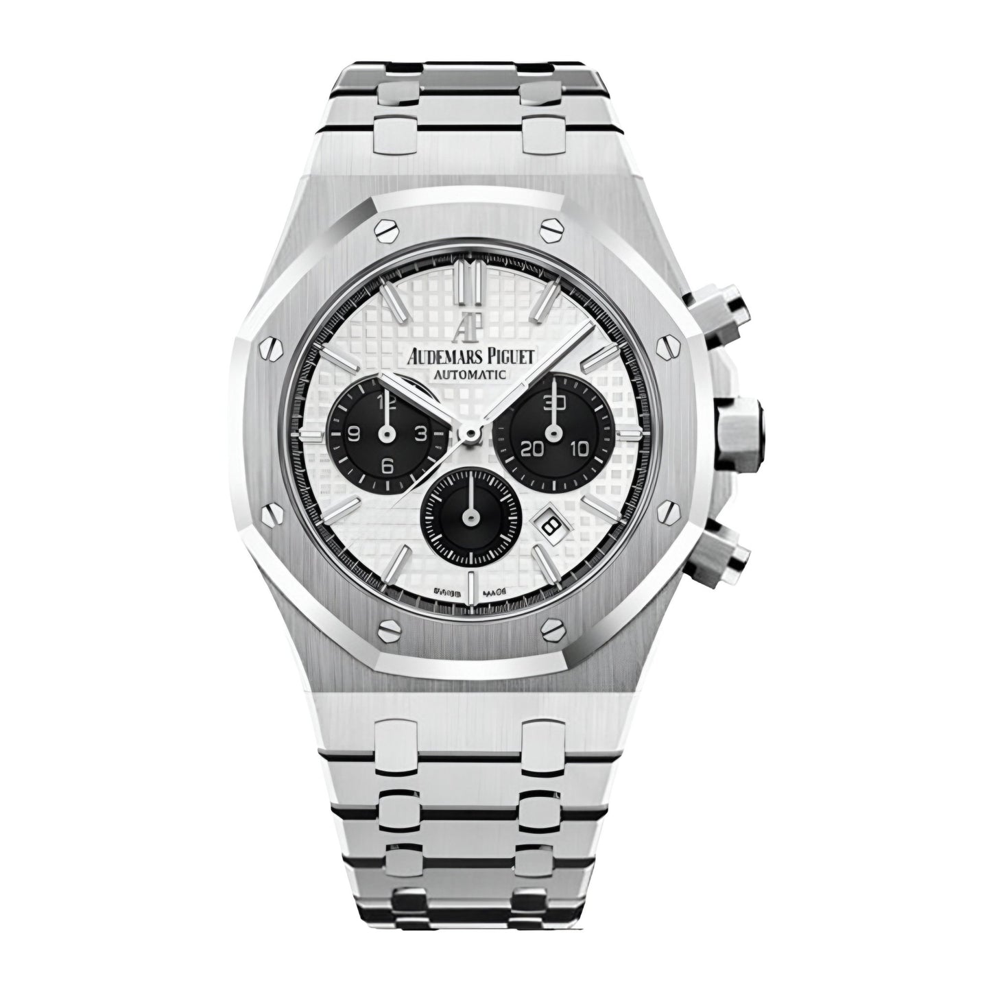 Silver Audemars Piguet Chronograph | White - Legend Shop Lb
