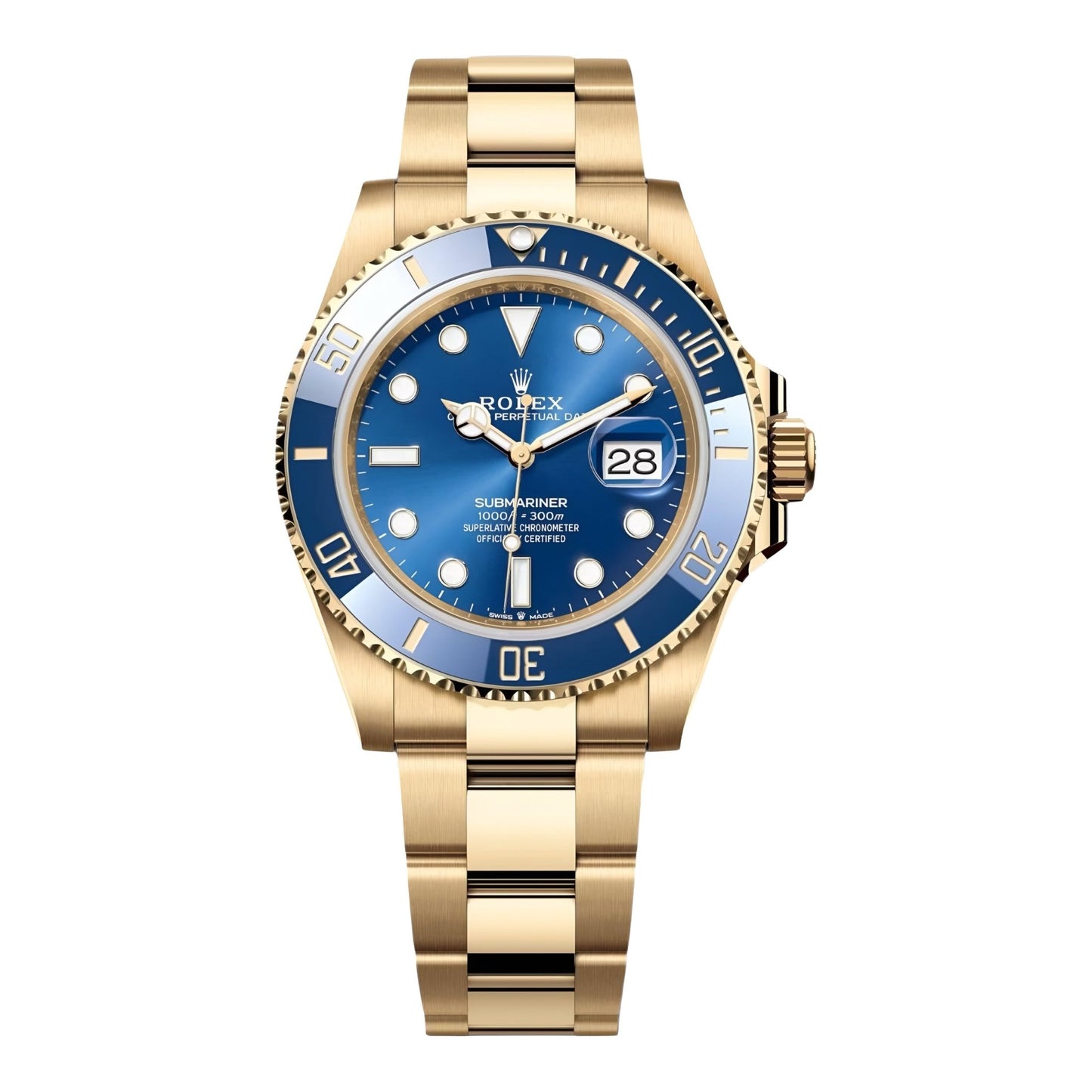 Gold Rolex Submarine Date | Bleu - Legend Shop Lb