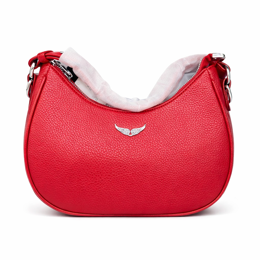 Zadig & Voltaire Moonrock grained leather handbag