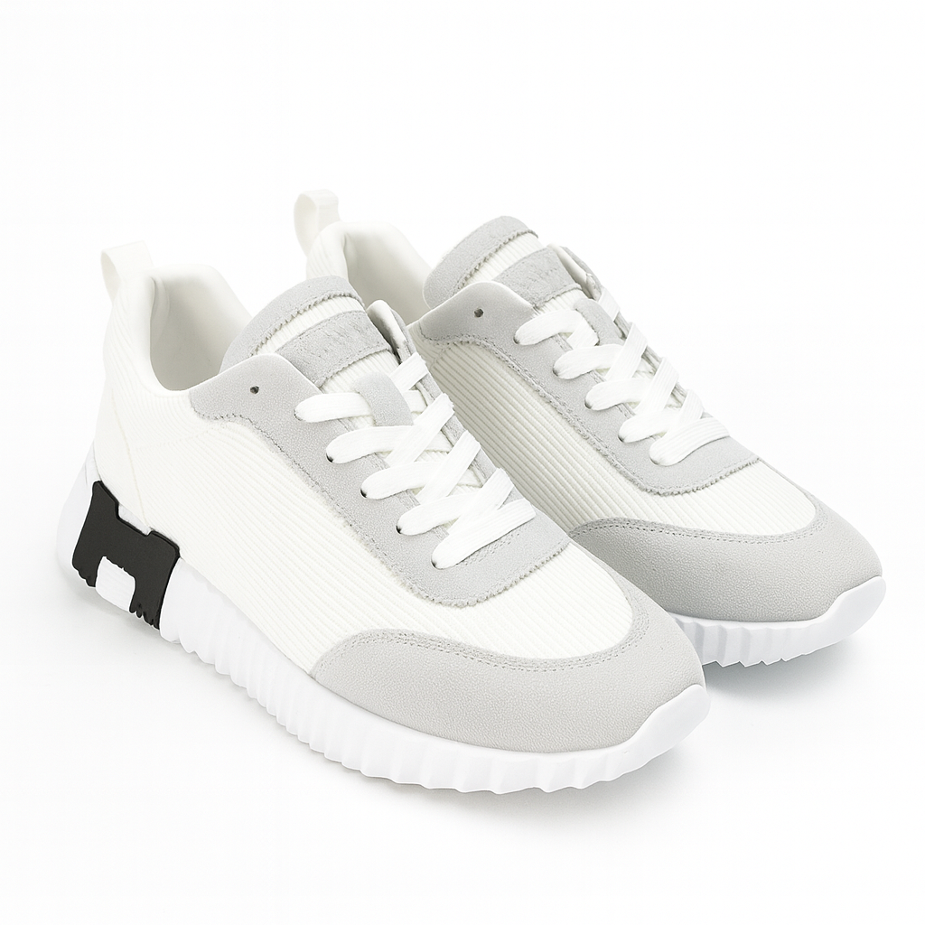 Hermes Bouncing Sneakers White