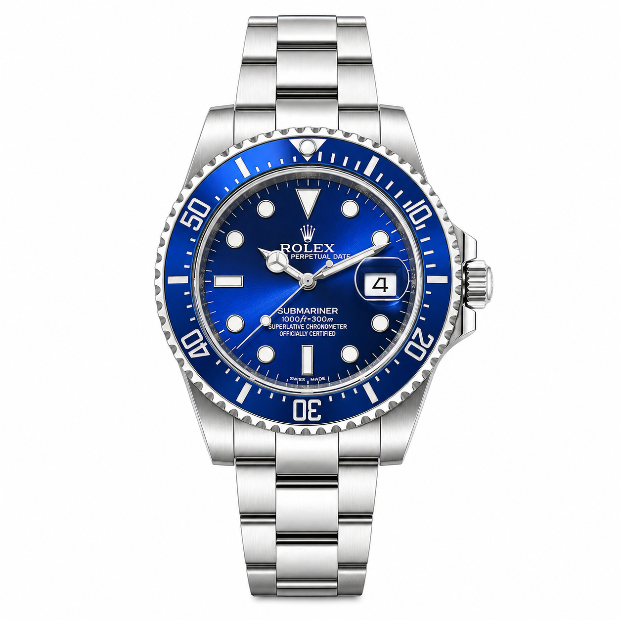 Rolex automatic Submariner Date watch | Blue