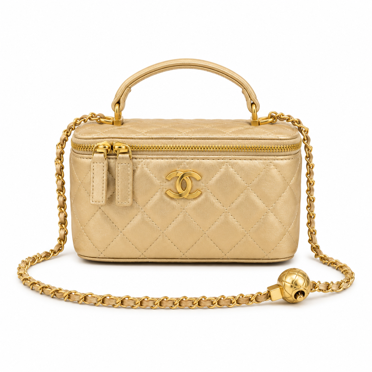 Chanel small top-handle vanity case
