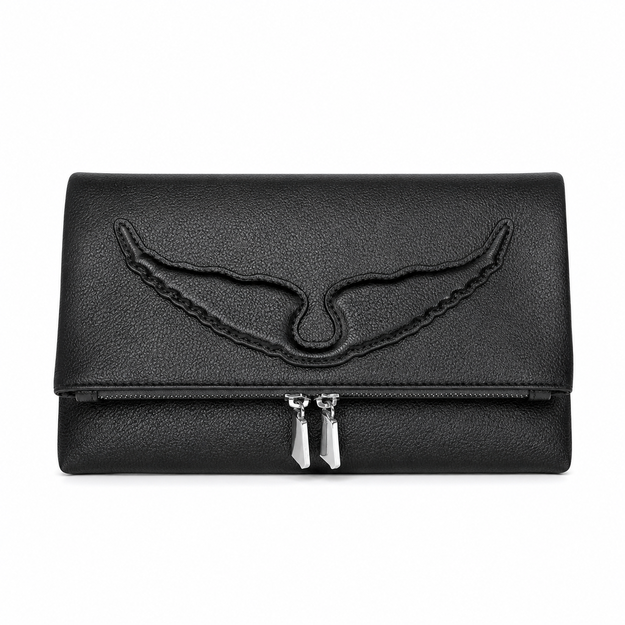 Zadig & Voltaire Rocky Wings grained leather bag ( large )