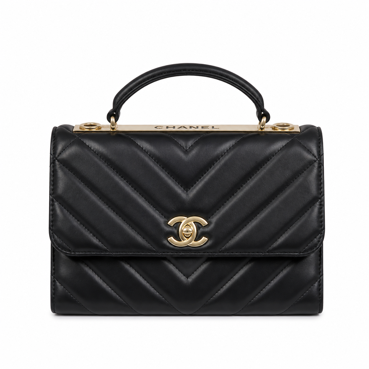 Chanel Chevron Quilted Small Trendy CC Bag