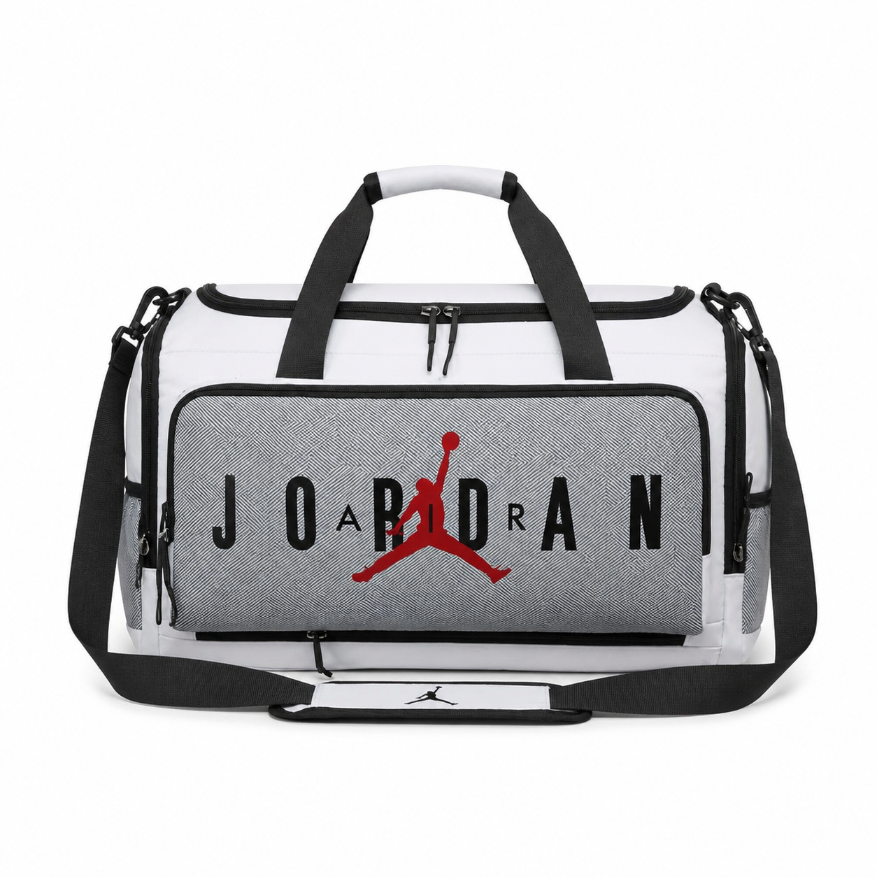 black Nike Air Jordan Velocity duffel bag