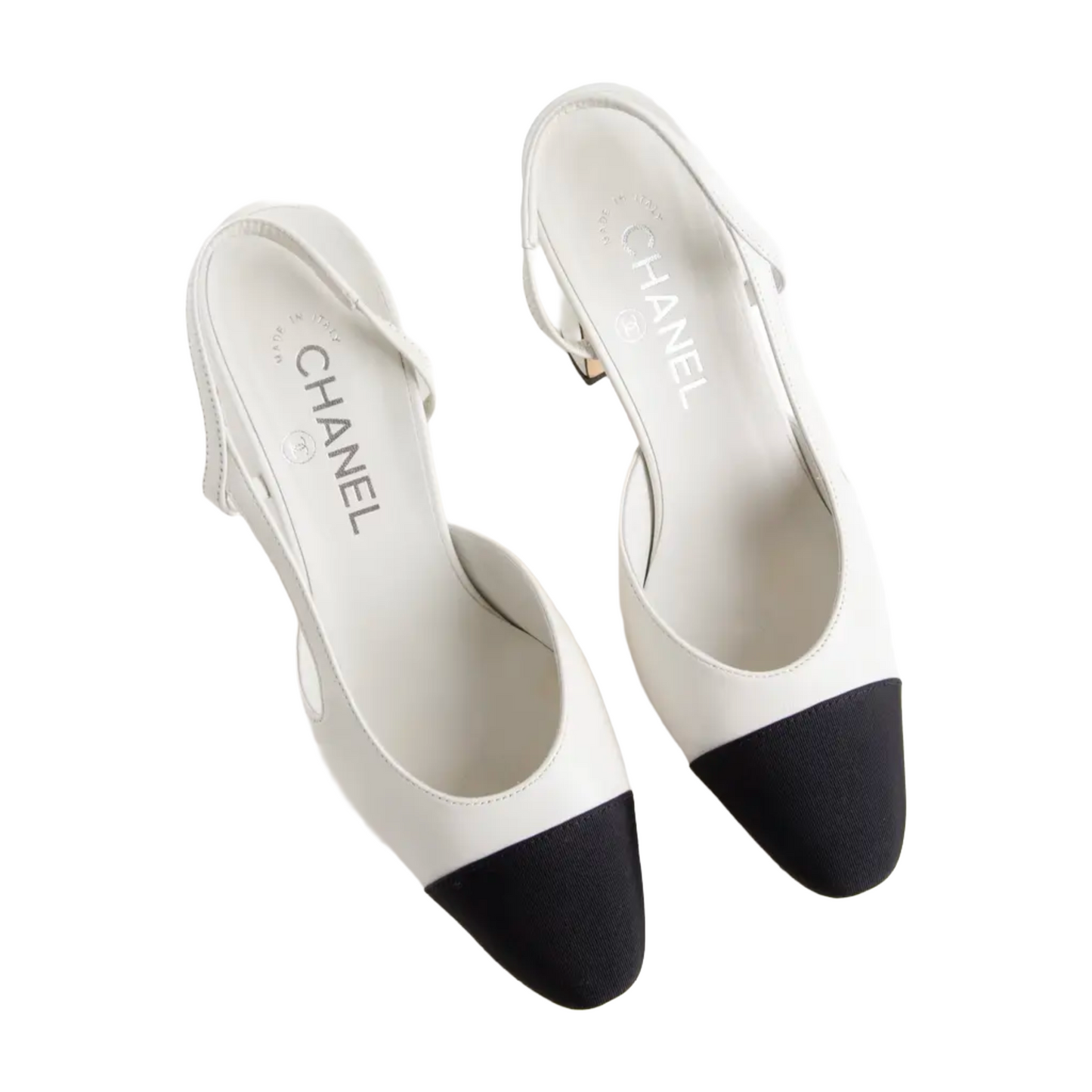 Chanel slingback pumps | White