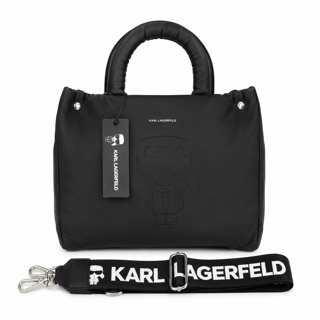 black Karl Lagerfeld K/Ikonik tote bag
