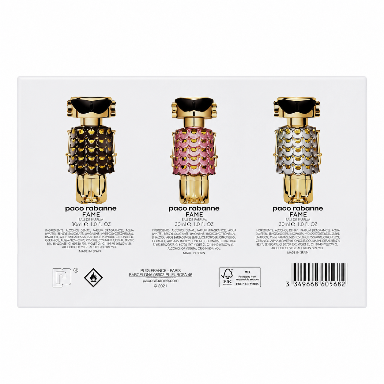 Fame Set ( 30 ml x 3 )