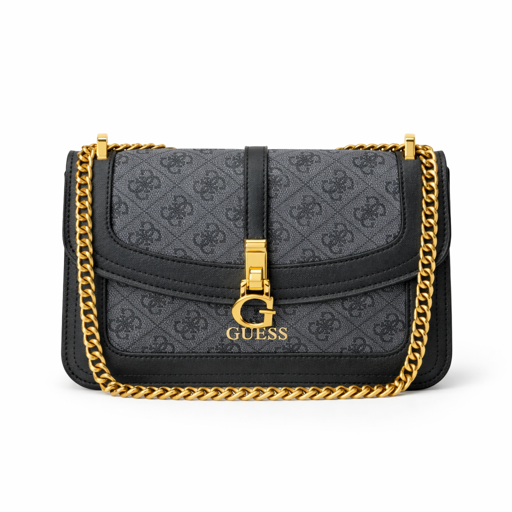 Guess G James Logo convertible crossbody flap bag
