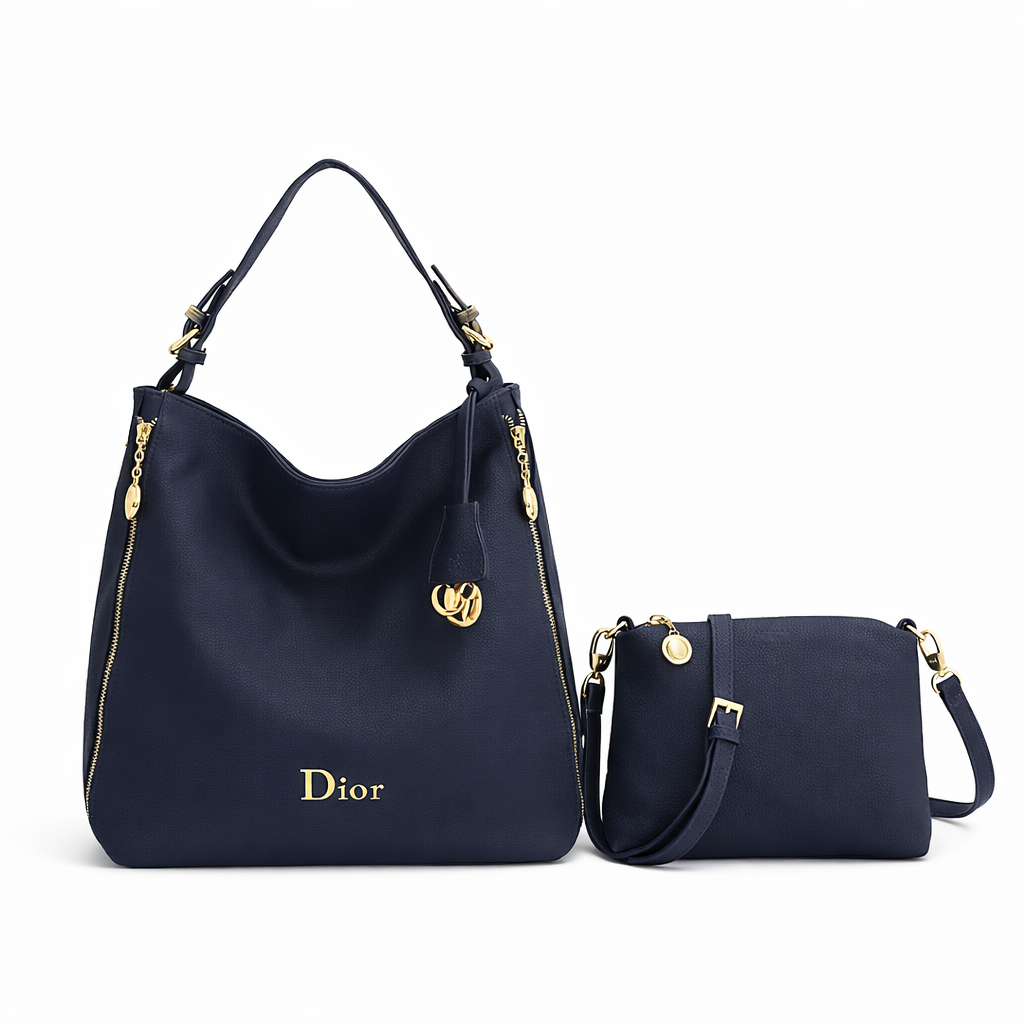 Dior hobo shoulder bag set Navy Bleu