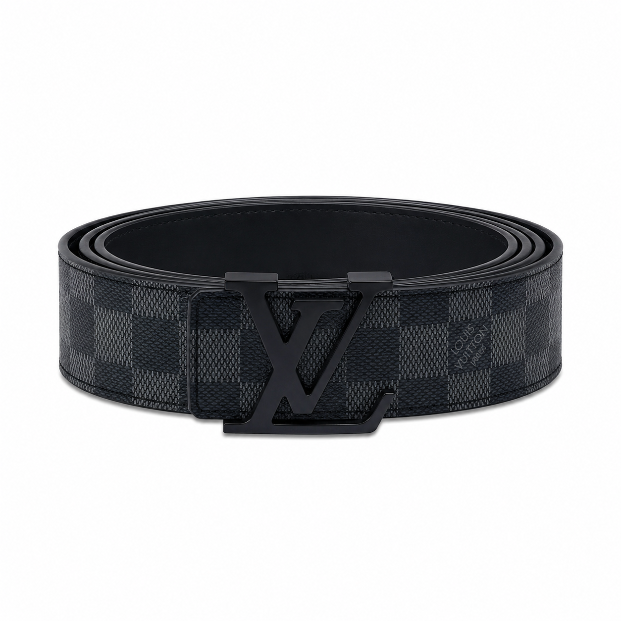 Louis Vuitton Damier Graphite Initiales Belt