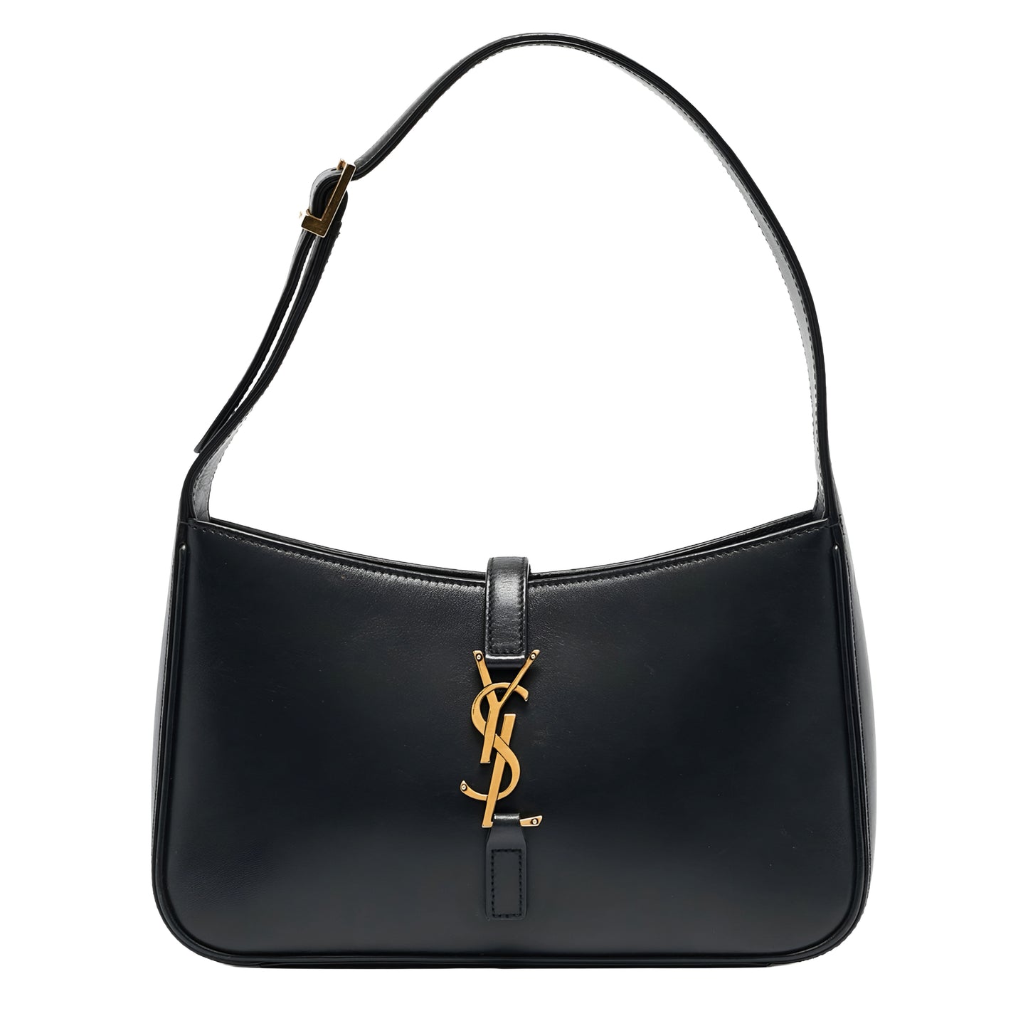 Yves Saint Laurent Leather Shoulder Bag | Black