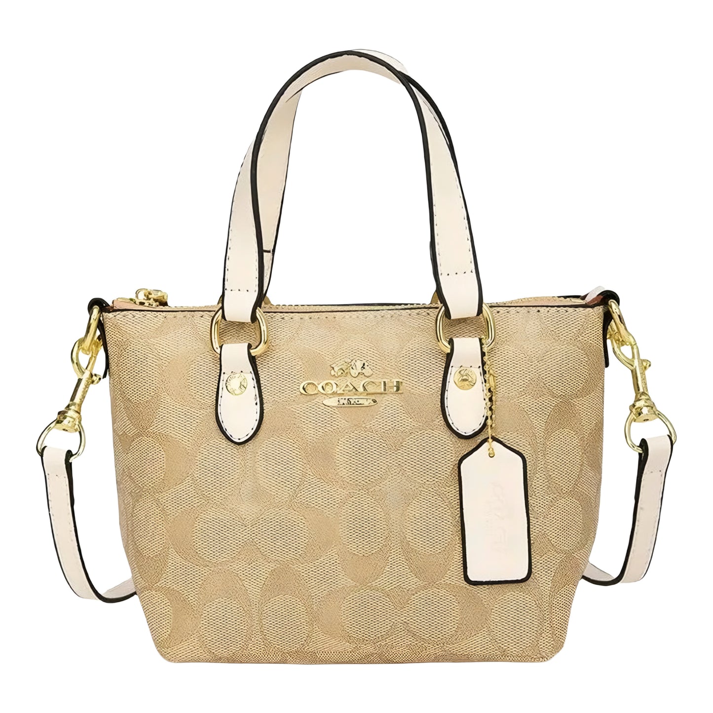 Coach Bag | Beige And White