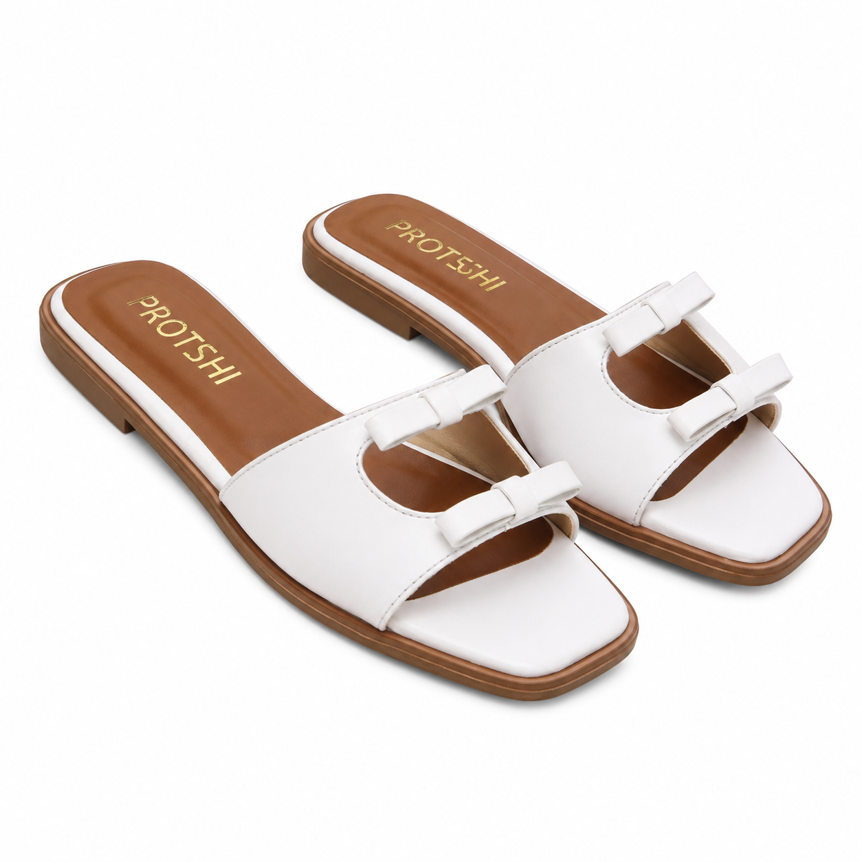 Open-toe flats