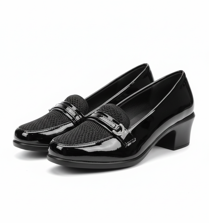 The Heeled Buckle Comfort Shoe