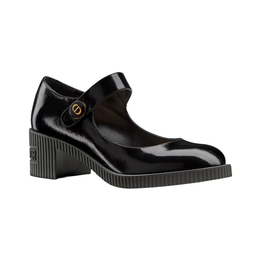 D-Doll Pump Black Shiny Calfskin