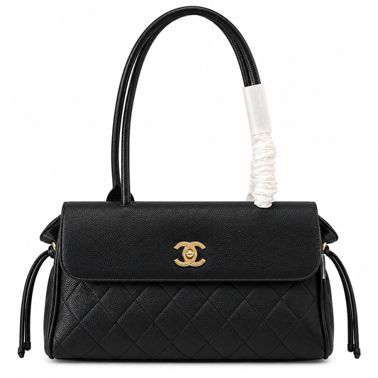 Chanel Grained Calfskin Small Shopping Bag