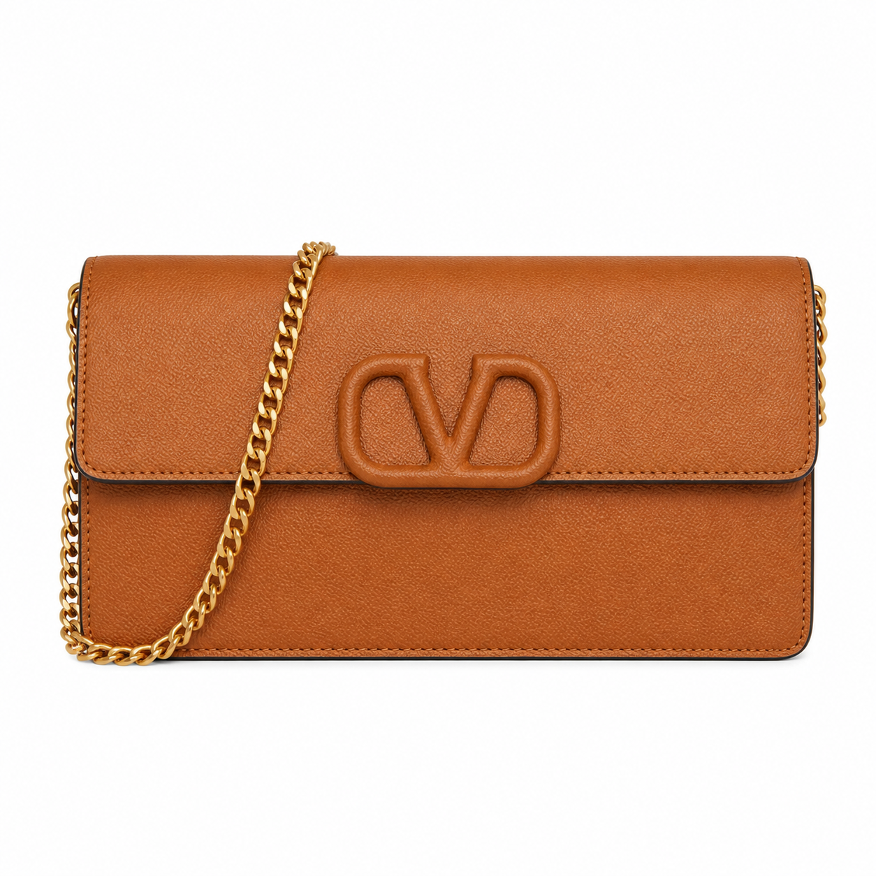 Valentino Garavani VLogo Signature grainy calfskin wallet