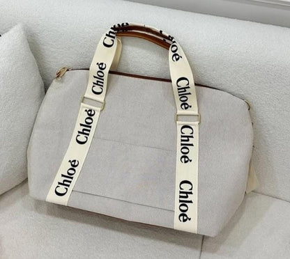 Chloé White Traveling Bag