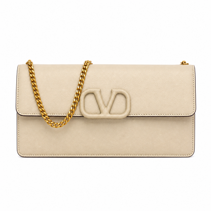 Valentino Garavani VLogo Signature grainy calfskin wallet