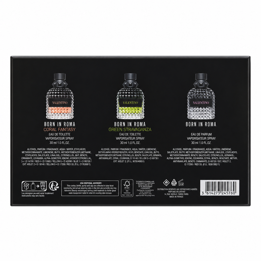 Valentino born in roma men Set ( 30 ml x 3 )