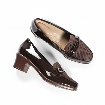 The Heeled Buckle Comfort Shoe