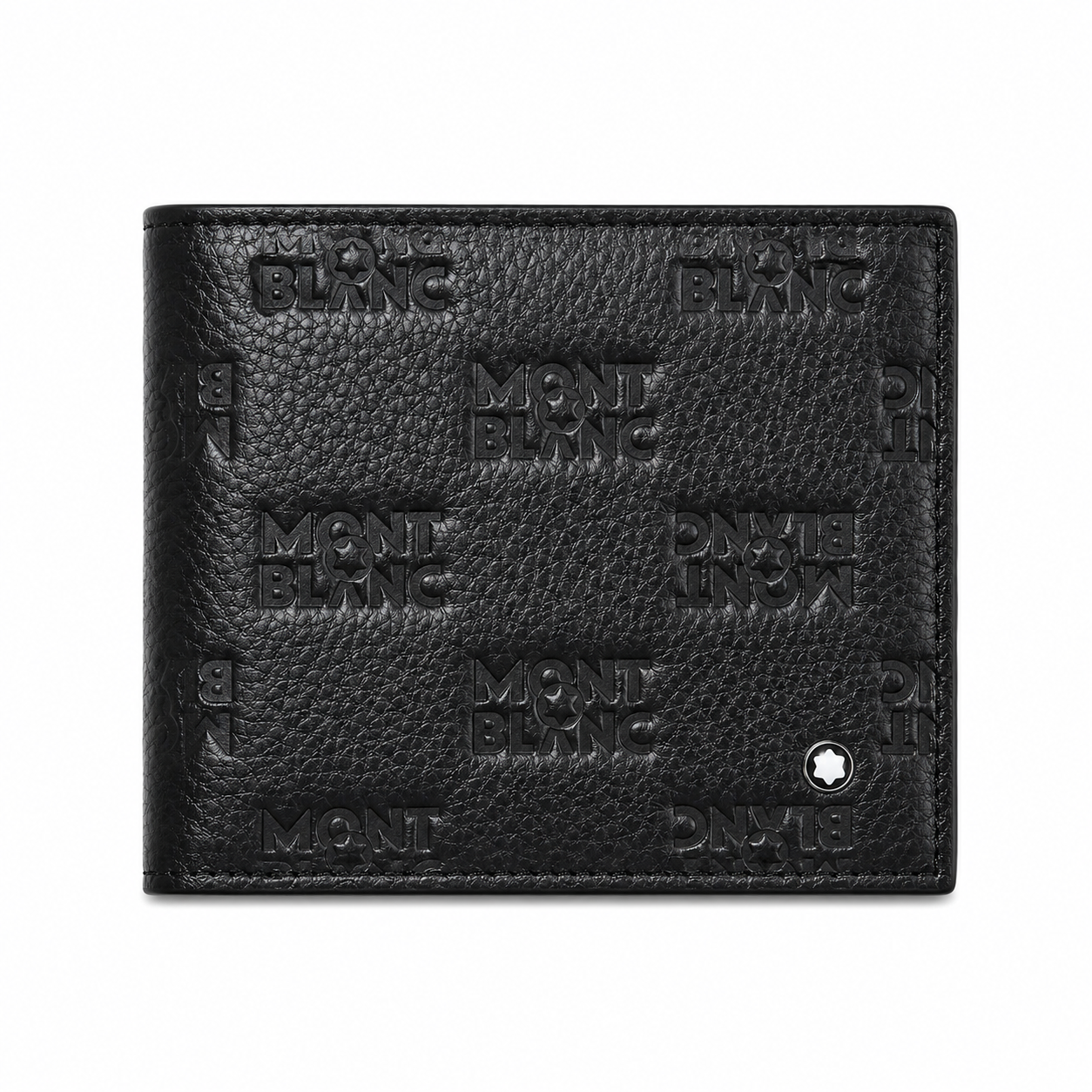 Montblanc grained leather bifold wallet