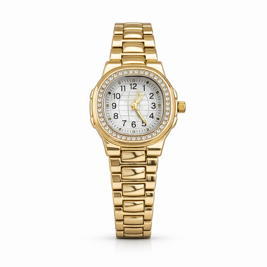 quartz Glob wristwatch | white