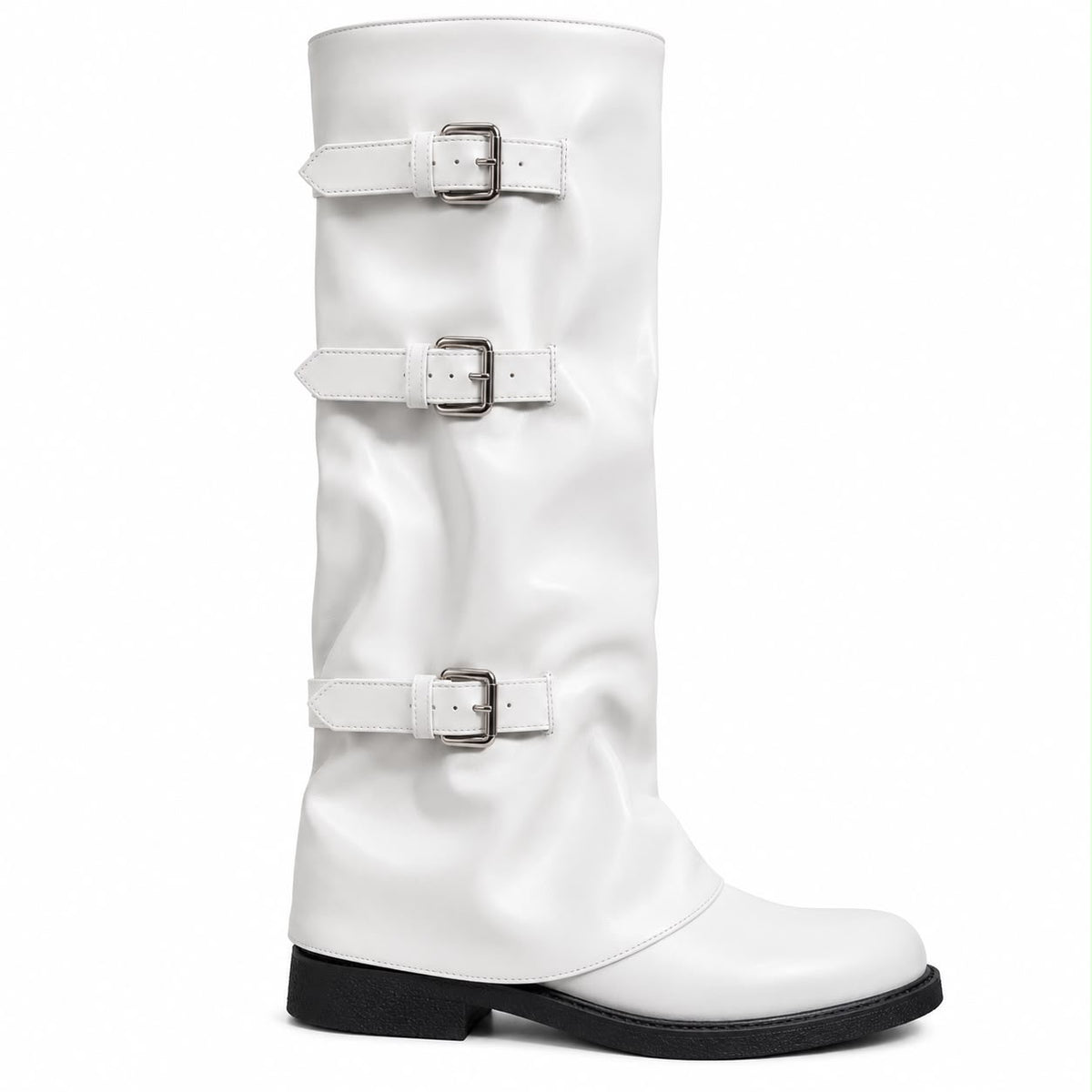 DREAM PAIRS Fold-over Knee High Fashion Boots