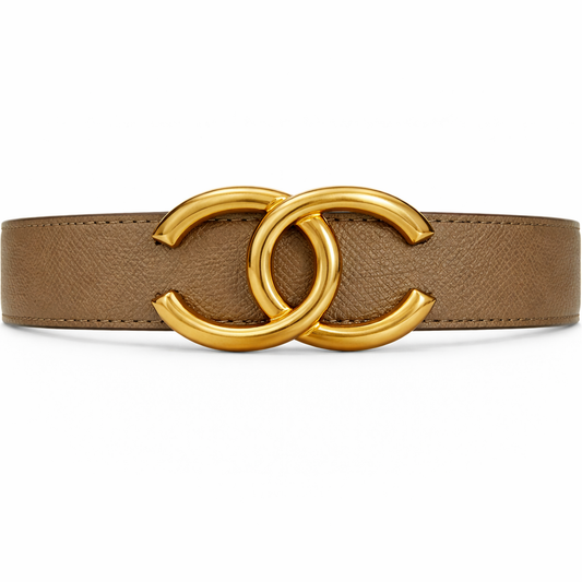 Chanel leather belt