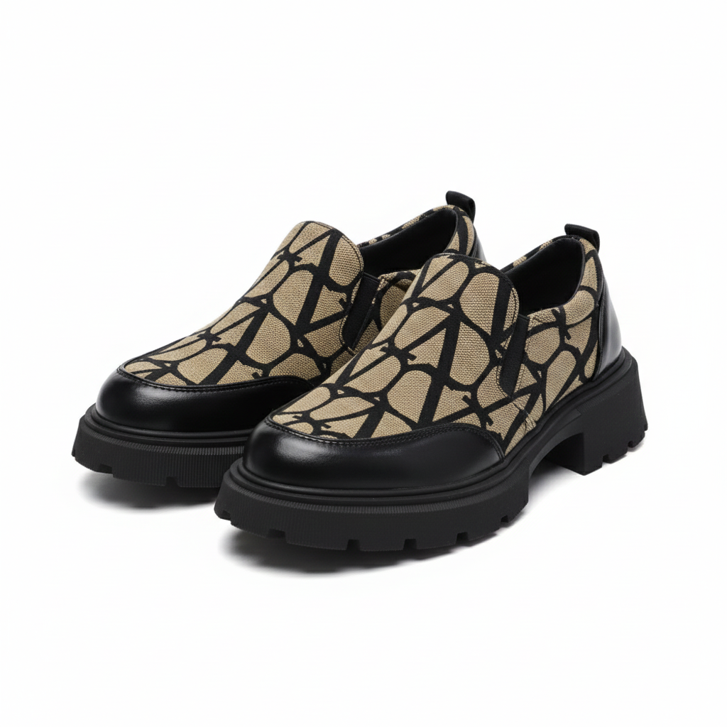 High-Heeled Horsebit Loafer