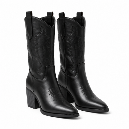 leather cowboy boots