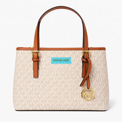 Jet Set Medium Logo Pocket Tote Bag.