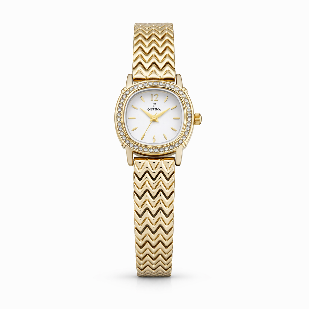 quartz classic wristwatch | white