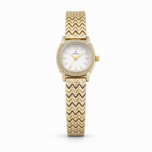 quartz classic wristwatch | white