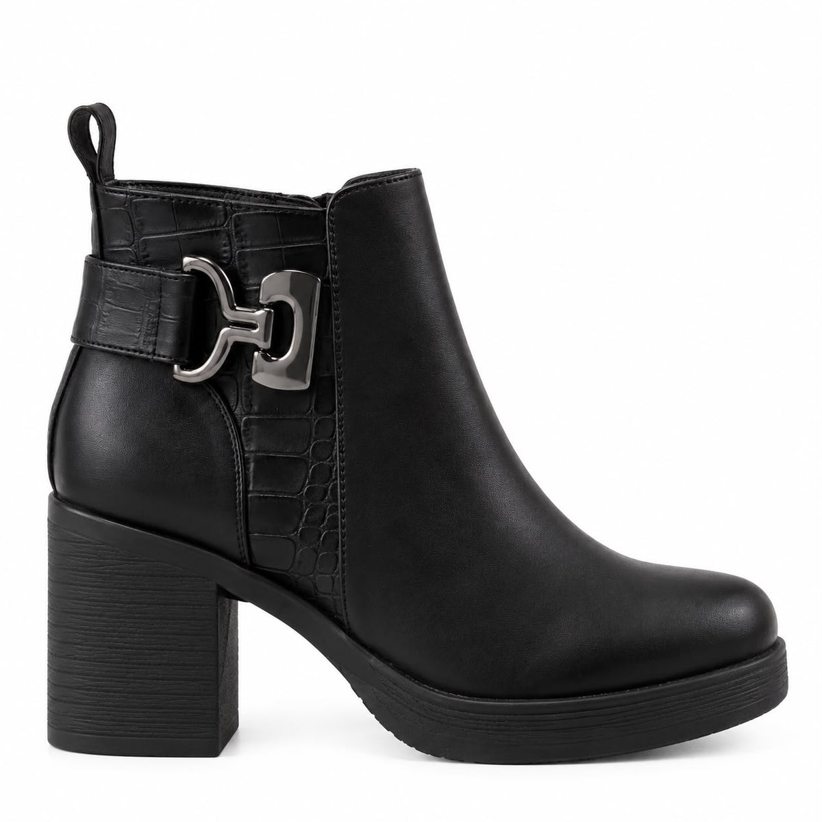 block-heel ankle boots