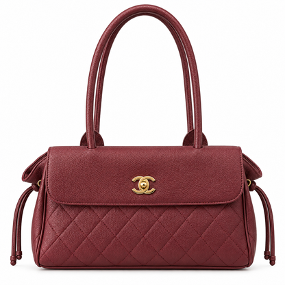 Chanel Grained Calfskin Small Shopping Bag