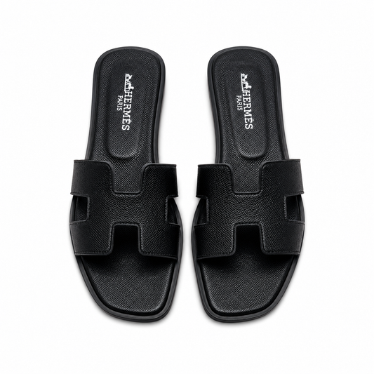 Hermès Oran leather sandals