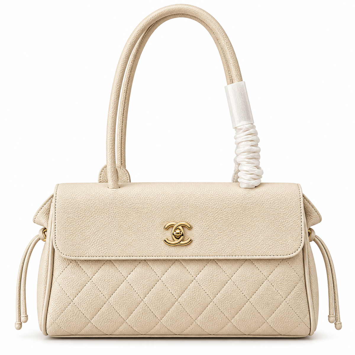 Chanel Grained Calfskin Small Shopping Bag