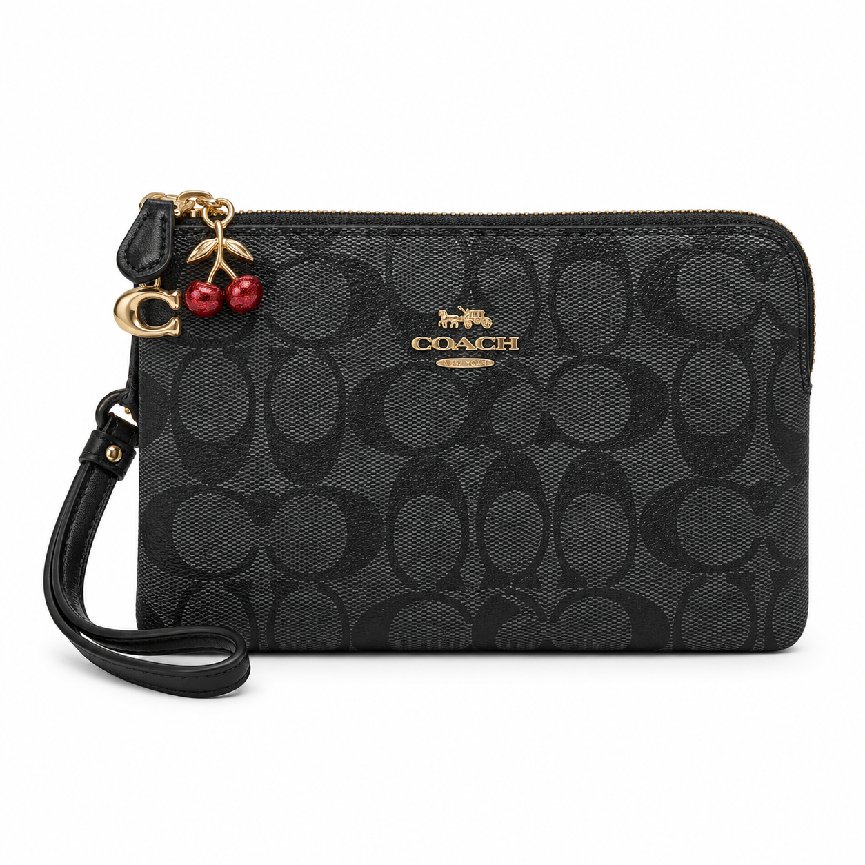 Coach Large Corner Zip Wristlet
