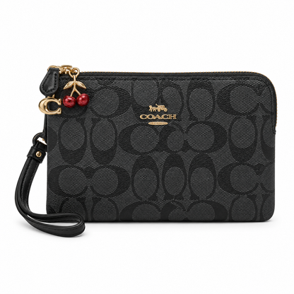 Coach Large Corner Zip Wristlet
