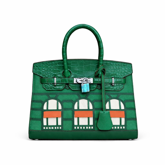 limited edition Hermès Birkin Sellier 20 Faubourg | Green