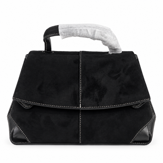 Polène Mokki velvet bag