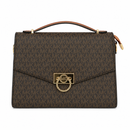Michael Michael Kors Hendrix Medium Logo Messenger Bag