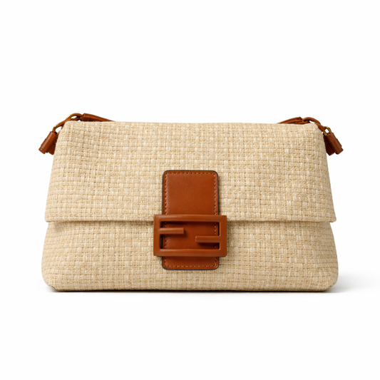 Fendi Mamma Baguette leather crossbody