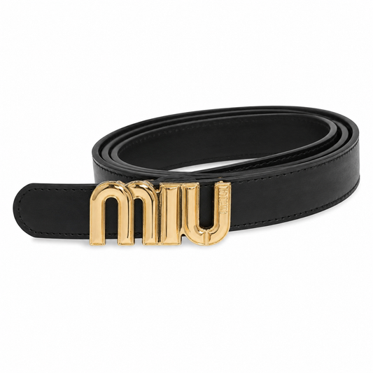 Miu Miu Black Leather belt