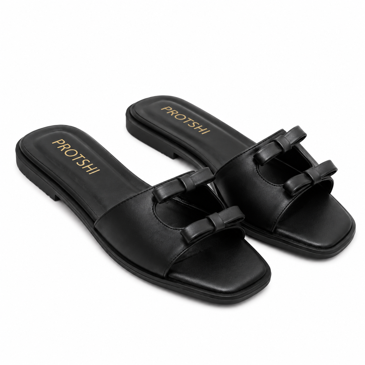 Open-toe flats