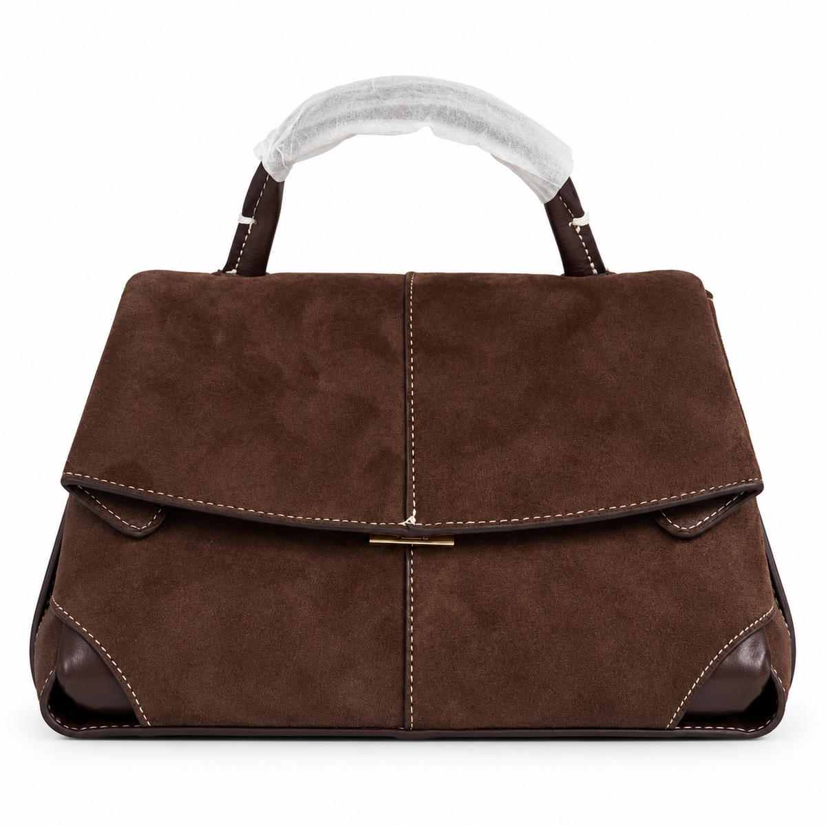 Polène Mokki velvet bag